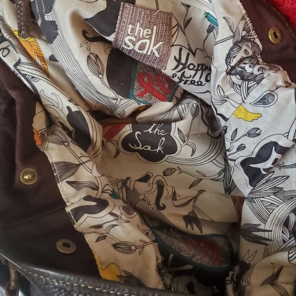 The Sak Medium Shopper Handbag - Chocolate - Picture 5 of 9